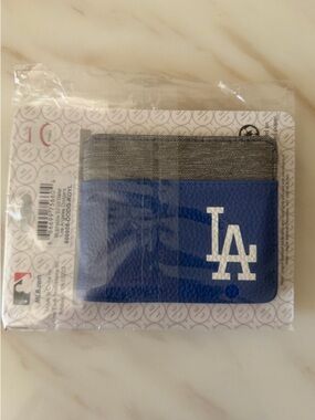 MLB Los Angeles Dodgers Blue and Gray Card Holder (Little Earth)